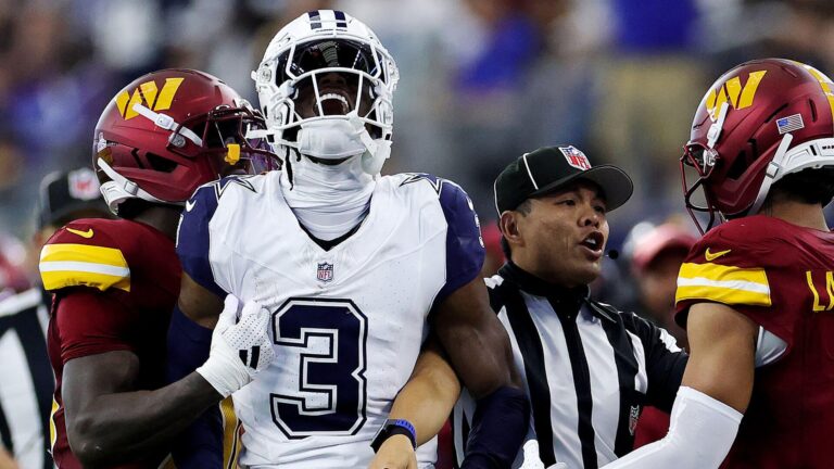 NFL Week 7 grades: Cowboys earn 'A' for crushing Commanders, Broncos and Giants get same mark