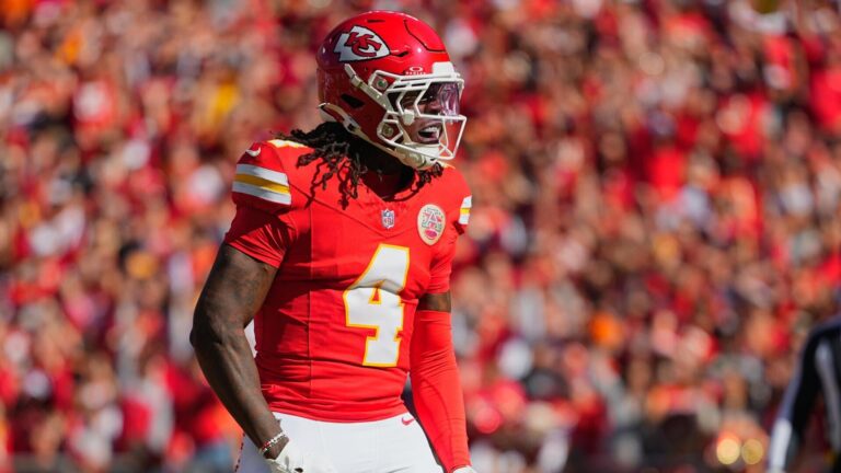Commanders vs. Chiefs anytime touchdown scorer picks, predictions, betting odds: Back Rashee Rice on MNF