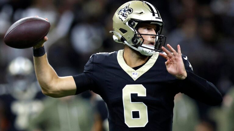 Saints turn to Tyler Shough as starting QB, Spencer Rattler moves to bench for New Orleans, per report