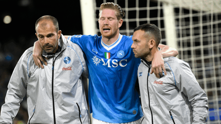 Kevin De Bruyne injury: Belgian star set for lengthy spell out for Napoli after team confirms hamstring injury