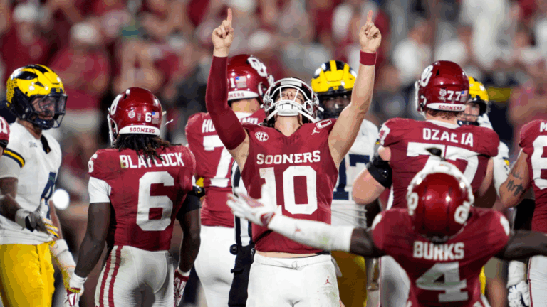John Mateer injury update: Oklahoma QB available vs. Texas less than a month after hand surgery