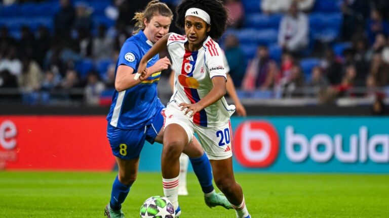 WATCH: USWNT midfielder Lily Yohannes scores stunning goal from near midfield in UEFA Women's Champions League