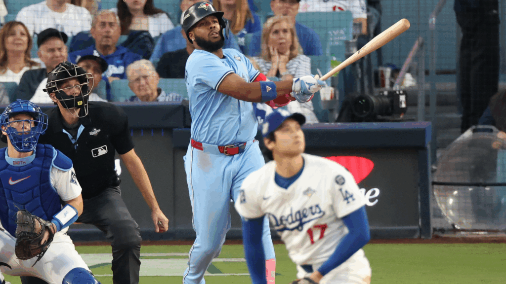 Vladimir Guerrero Jr., this October's most-reliable superstar, has Blue Jays two wins from World Series title