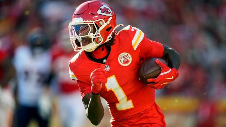 Chiefs vs. Jaguars anytime touchdown scorer picks, odds: Back Xavier Worthy on Monday Night Football