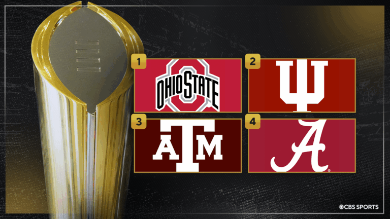 College Football Playoff Rankings: Ohio State opens at No. 1 over Indiana as Big Ten, SEC dominate top five