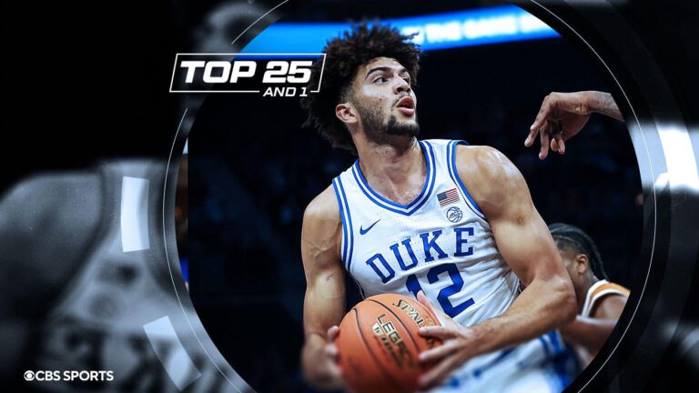 College basketball rankings: Cameron Boozer starts slow, catches fire late in debut to lead Duke over Texas