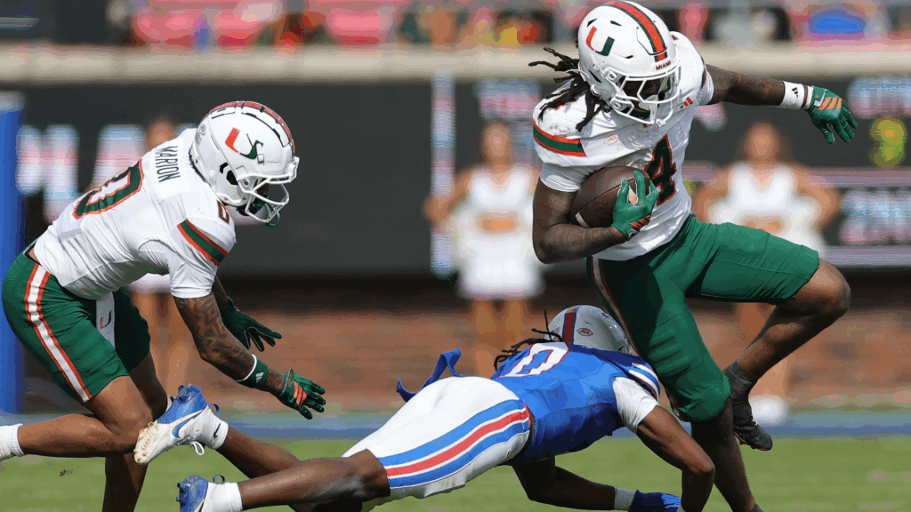 Miami, Georgia Tech suffer drops in Week 11 college football Coaches Poll top 25 rankings