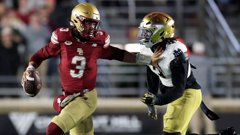 College football grades: Notre Dame gets 'C' for ugly win, Indiana takes an 'A' on Week 10 report card