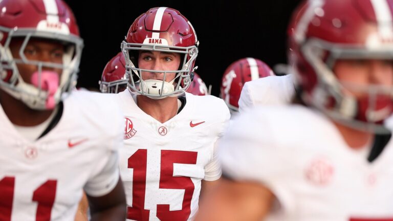 College Football Playoff Rankings projection: Alabama ahead of Big Ten, SEC unbeatens as initial top 25 looms