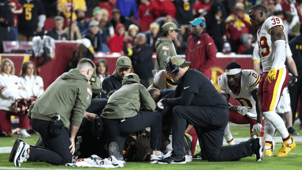 Commanders QB Jayden Daniels suffers gruesome elbow injury; did Dodgers win best World Series Game 7 ever?