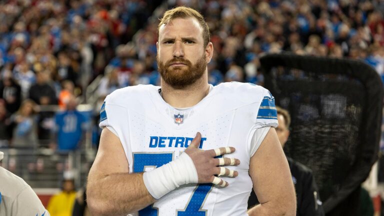 Lions criticized for recouping prorated signing bonus money from former All-Pro center Frank Ragnow