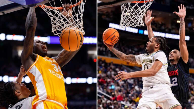 Former Ohio State roommates Felix Okpara, Roddy Gayle to meet in Tennessee vs. Michigan Elite Eight showdown