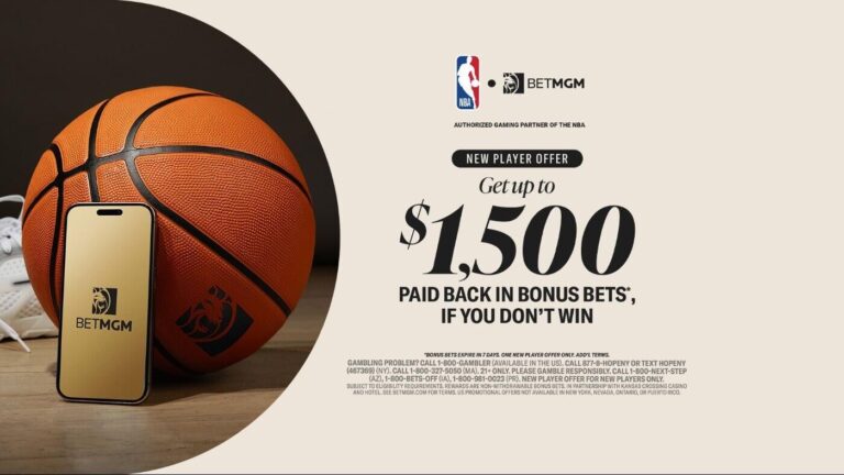 Use BetMGM bonus code CBSSPORTS to get $150 in bonus bets for Cavaliers-Raptors, Knicks-Hawks, Nuggets-Wolves