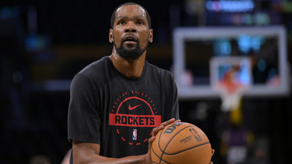 Rockets star Kevin Durant set to return from knee injury for Game 2 vs. Lakers
