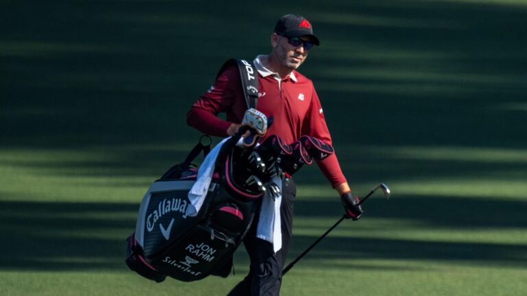 Sergio Garcia warned for breaking driver on cooler, tearing up tee box in Masters final-round meltdown