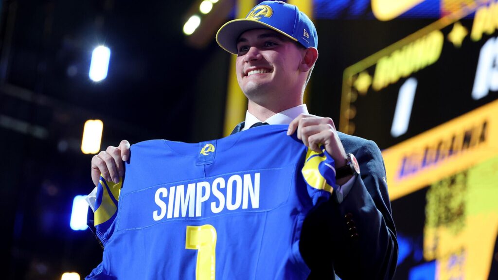 Ty Simpson, Jeremiyah Love headline NFL Draft's biggest reaches in first round