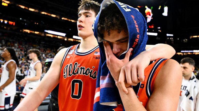 Illinois discovers just how slim the margin of error can be in Final Four loss to UConn