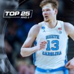 College basketball rankings: North Carolina tumbles after Henri Veesaar’s NBA Draft declaration