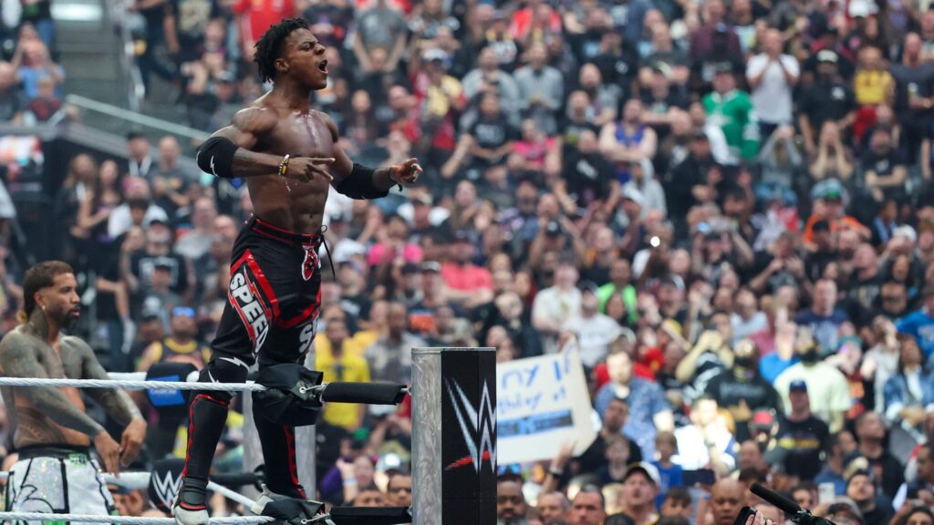 WrestleMania 42: IShowSpeed wipes out Logan Paul with wild top rope dive onto commentary desk