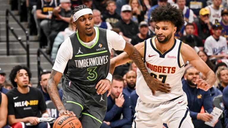 Jaden McDaniels labels Nuggets 'all bad defenders' after Timberwolves' Game 2 playoff win