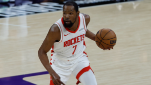 Rockets star Kevin Durant ruled out of Game 3 vs. Lakers due to left ankle sprain