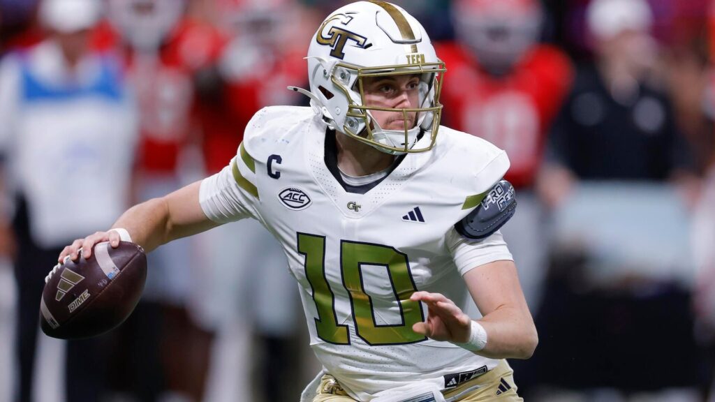 Top 10 notable undrafted players include QBs Haynes King, Diego Pavia