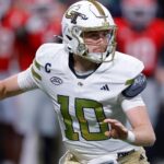 Top 10 notable undrafted players include QBs Haynes King, Diego Pavia