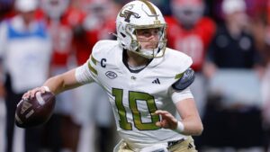 Top 10 notable undrafted players include QBs Haynes King, Diego Pavia