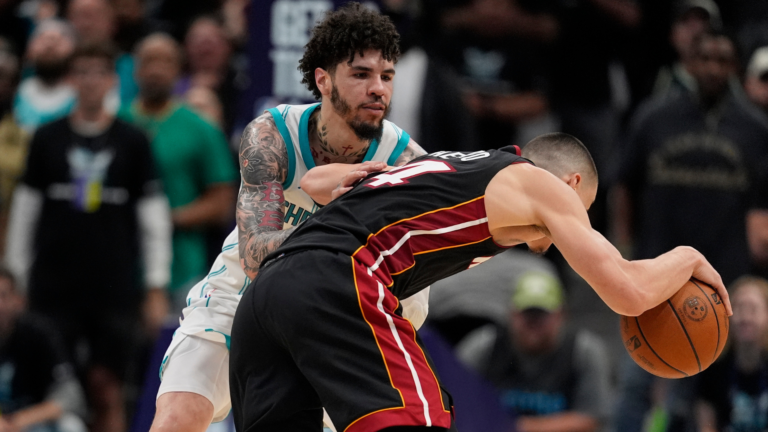 Erik Spoelstra says Hornets' LaMelo Ball should've been ejected for 'stupid play' that injured Bam Adebayo