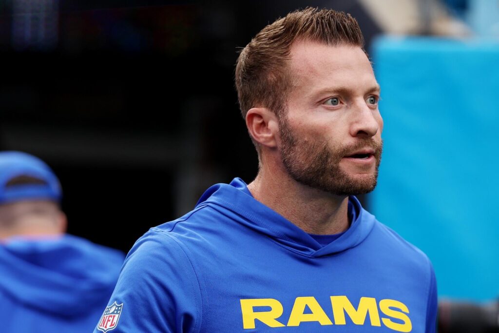 Decoding Sean McVay's tense press conference reaction after Rams baffling Ty Simpson pick