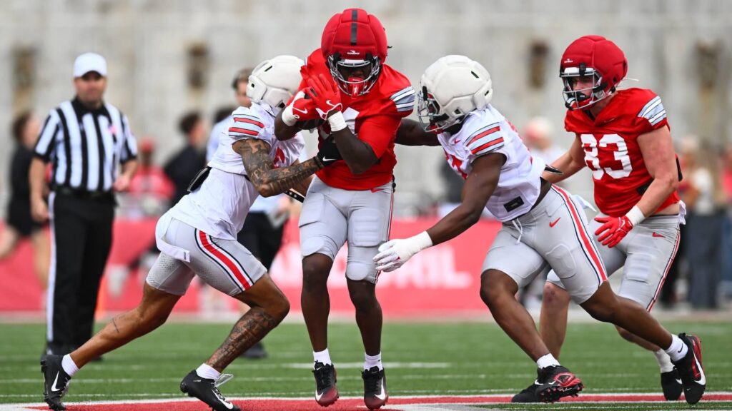 College football spring game takeaways: Ohio State freshman impress, scary injury moment for Texas A&M