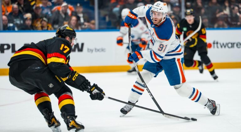 Edmonton has motivation to go all-out in Thursday finale vs. Canucks, and Connor McDavid has shot at 50 goals