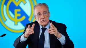 Barcelona to consider legal action after Real Madrid president Florentino Perez's bizarre press conference