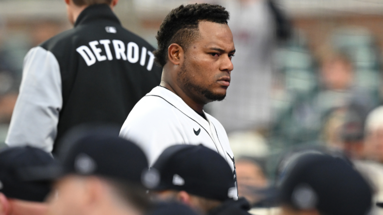 Tigers' Framber Valdez ejected after plunking Red Sox's Trevor Story, sparking benches-clearing scuffle