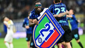 Inter clinch Serie A title, become Italian league champions for the 21st time with win over Parma