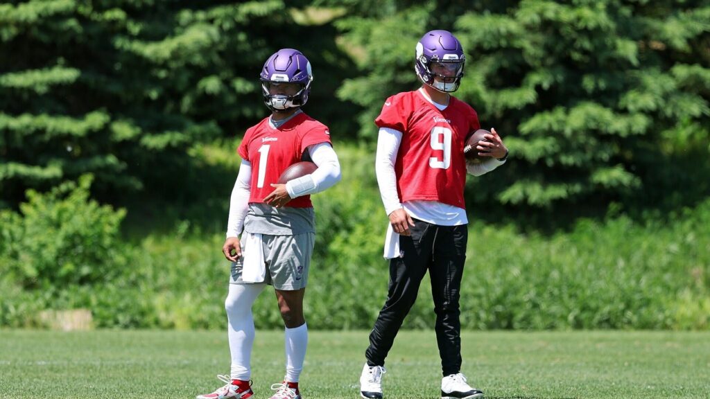 Kyler Murray, J.J. McCarthy offer different takes on Vikings QB competition