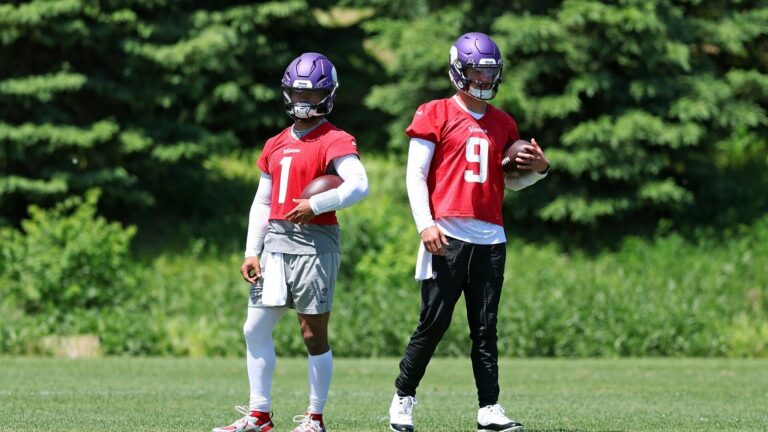 Kyler Murray, J.J. McCarthy offer different takes on Vikings QB competition