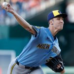 Brewers All-Star Jacob Misiorowski pulled while working on no-hitter vs. Nationals due to cramp