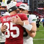 Cardinals coach addresses Aaron Rodgers rumors just hours after Kendrick Bourne calls on QB to sign in Arizona