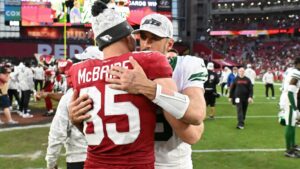 Cardinals coach addresses Aaron Rodgers rumors just hours after Kendrick Bourne calls on QB to sign in Arizona
