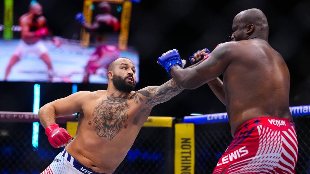 Josh Hokit bashes exhausted Derrick Lewis for second-round TKO at UFC Freedom 250