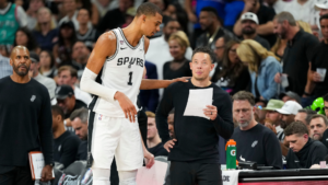 Victor Wembanyama's turnover cost the Spurs Game 2, but why did his coach put him in position to commit it?