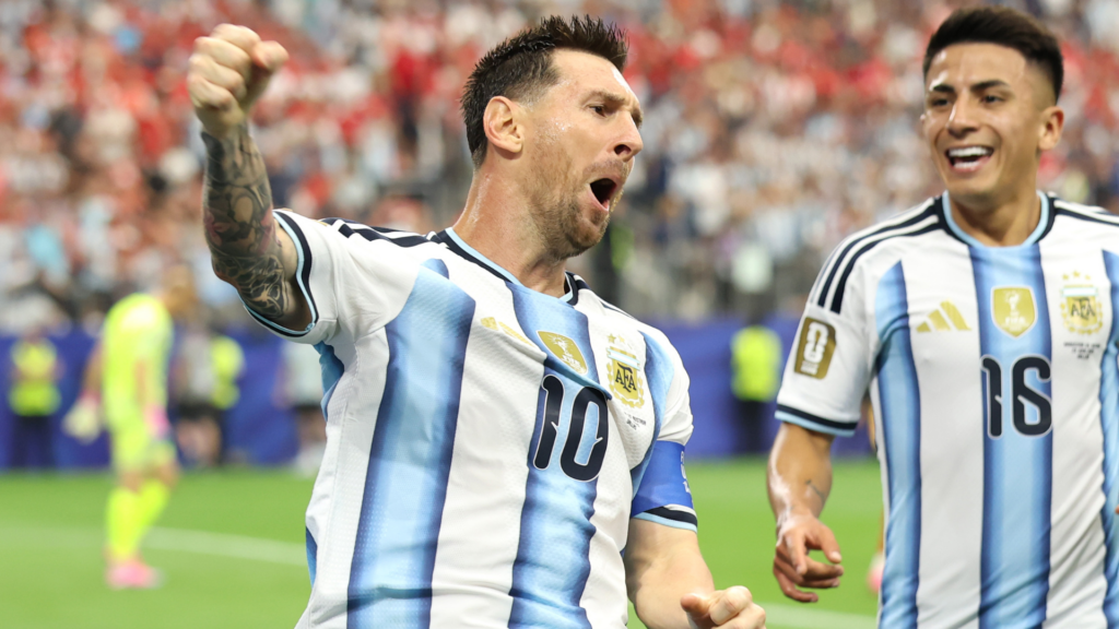 Lionel Messi breaks all-time men's World Cup goal scoring record for Argentina vs. Austria