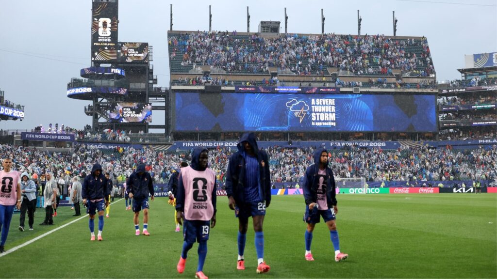 France vs. Iraq becomes first 2026 World Cup game delayed due to weather with heavy rain, lightning in area
