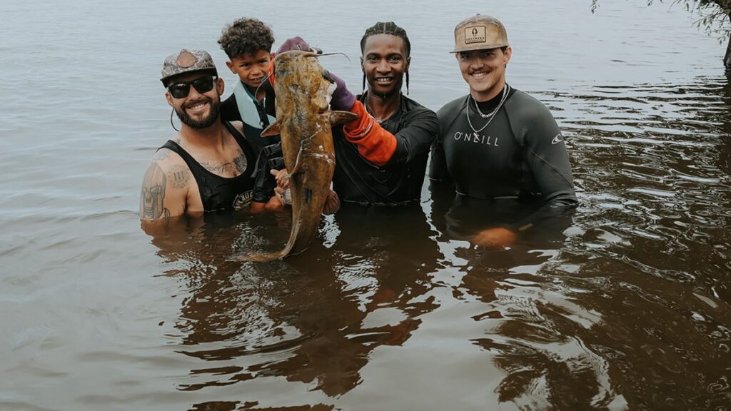 What’s the Hardest Part of Catfish Noodling? Nailing the Instagram Shot.