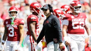 Arkansas' Ryan Silverfield shrugs off viral 'aura' jokes, embraces challenging rebuild ahead of Year 1
