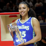 Wings’ Azzi Fudd makes history with WNBA 3-point shooting contest win, challenges Steph Curry to a ‘rematch’