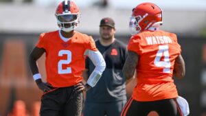 Shedeur Sanders on QB battle with Deshaun Watson: 'We're both trying to be the best version of ourselves'