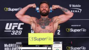 UFC 329 weigh-in results: Conor McGregor, Max Holloway make weight for welterweight showdown