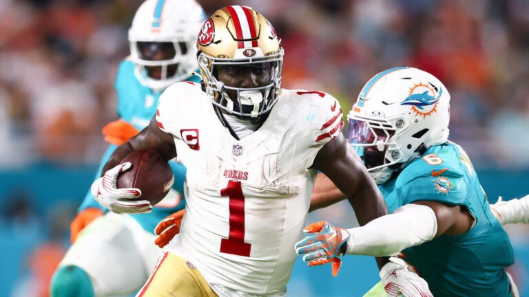 Deebo Samuel reunites with 49ers amid injuries to wide receivers Ricky Pearsall, Christian Kirk